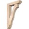 Ekena Millwork Balboa Slat Smooth Bracket w/ Offset Brace, Douglas Fir, 5 1/2"W x 22"D x 34"H BKT0604X22X34BOA06SDF - alternate 1